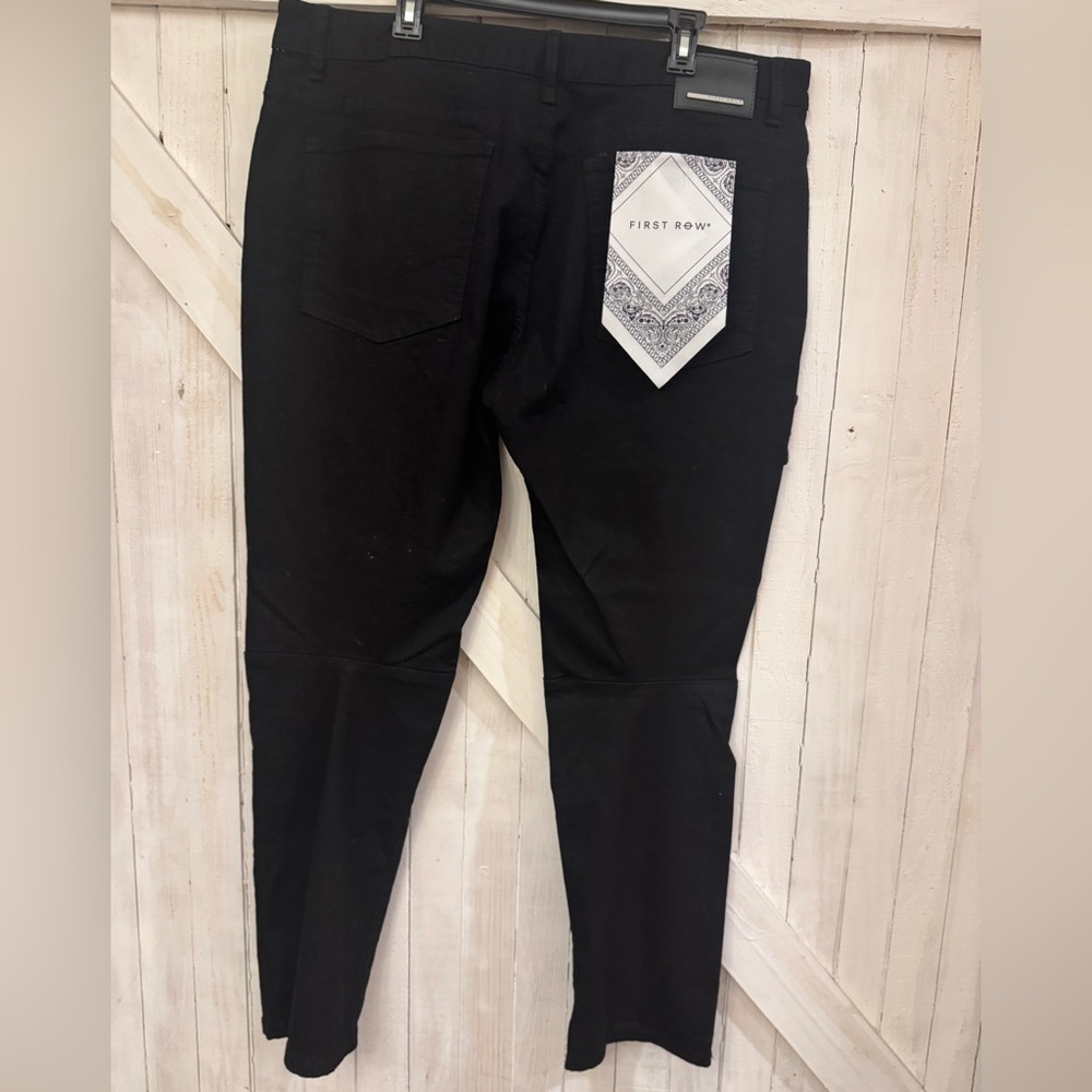 First Row “Downtown LA Racing” Jeans – 42W x 32L – Black – NWT - Picture 8 of 11